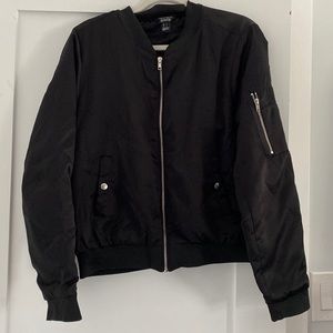 Black light bomber jacket